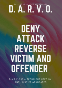 darvo deny attack reverse victim and offender